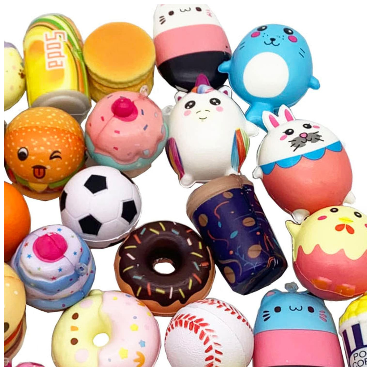 Pack de Squishies Tiernos y Anti estrés